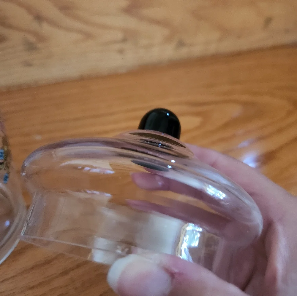 Halloween Sugar Skulls Glass Canister New